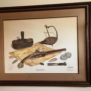 Frontier Heritage Framed  and Signed by C. Don Ensor